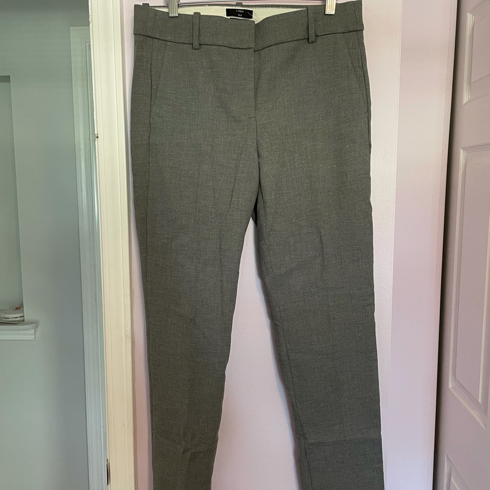 NWT J.Crew 365 SZ 8 Grey Dress Pants